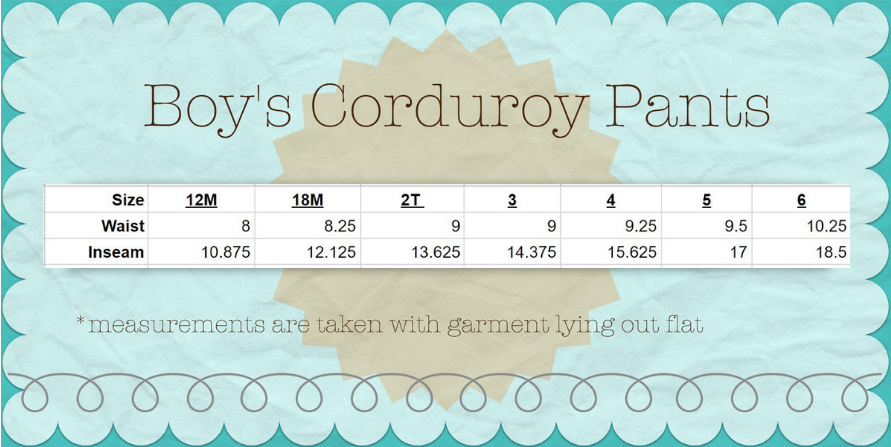 Boy\'s Corduroy Pants